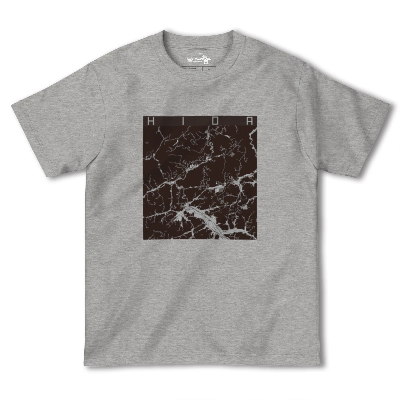 【飛騨(岐阜県)】地図柄ヘビーウェイトTシャツ