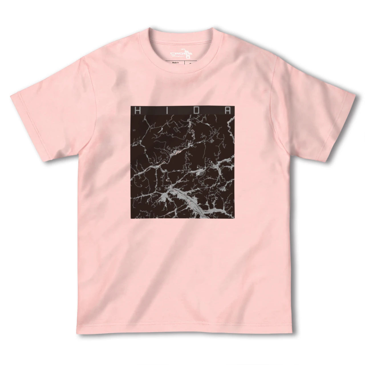 【飛騨(岐阜県)】地図柄ヘビーウェイトTシャツ