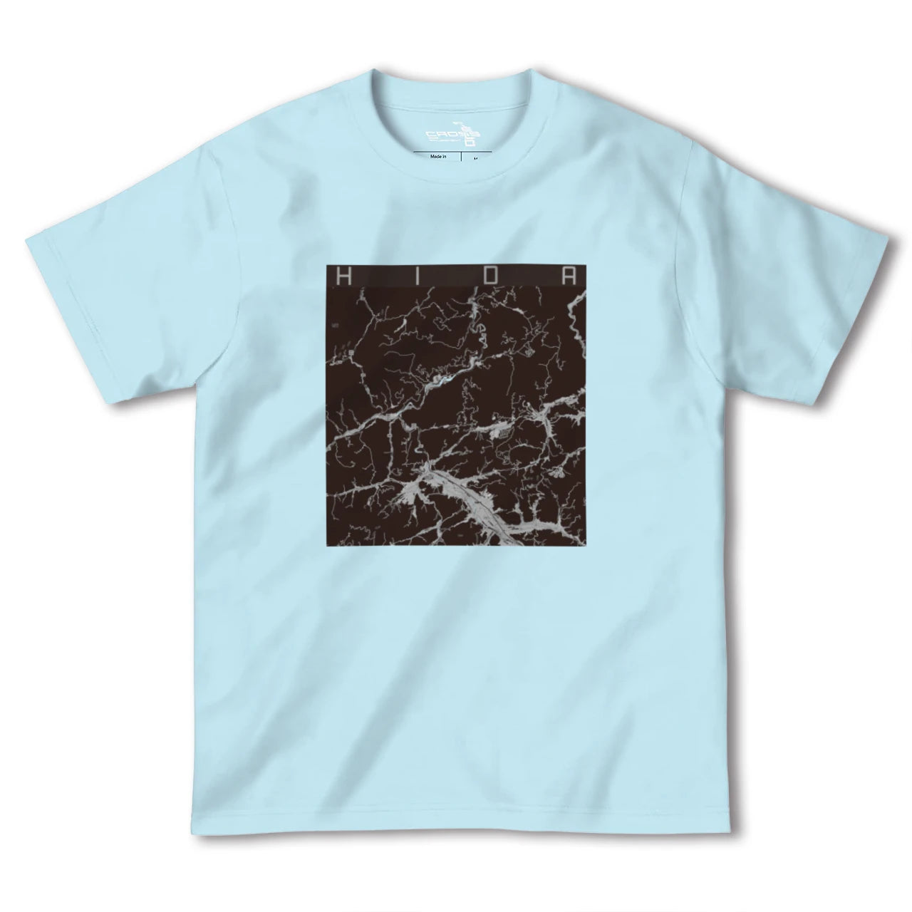 【飛騨(岐阜県)】地図柄ヘビーウェイトTシャツ