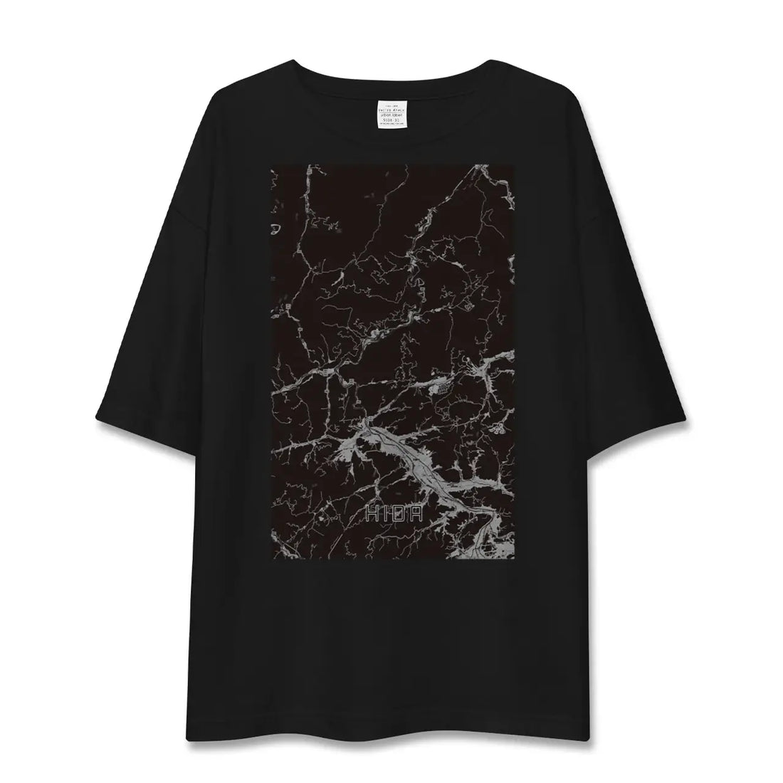 【飛騨(岐阜県)】地図柄ビッグシルエットTシャツ