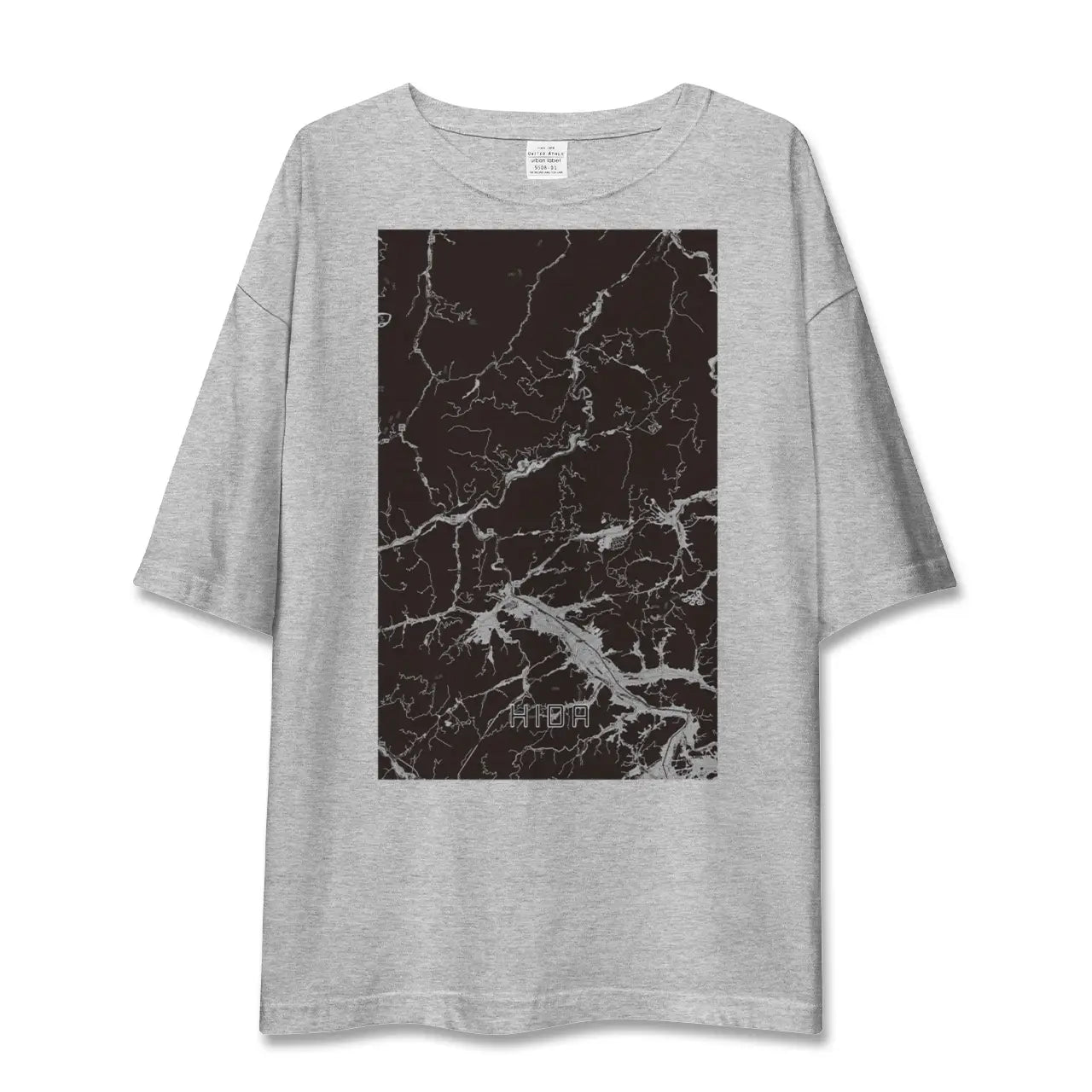 【飛騨(岐阜県)】地図柄ビッグシルエットTシャツ