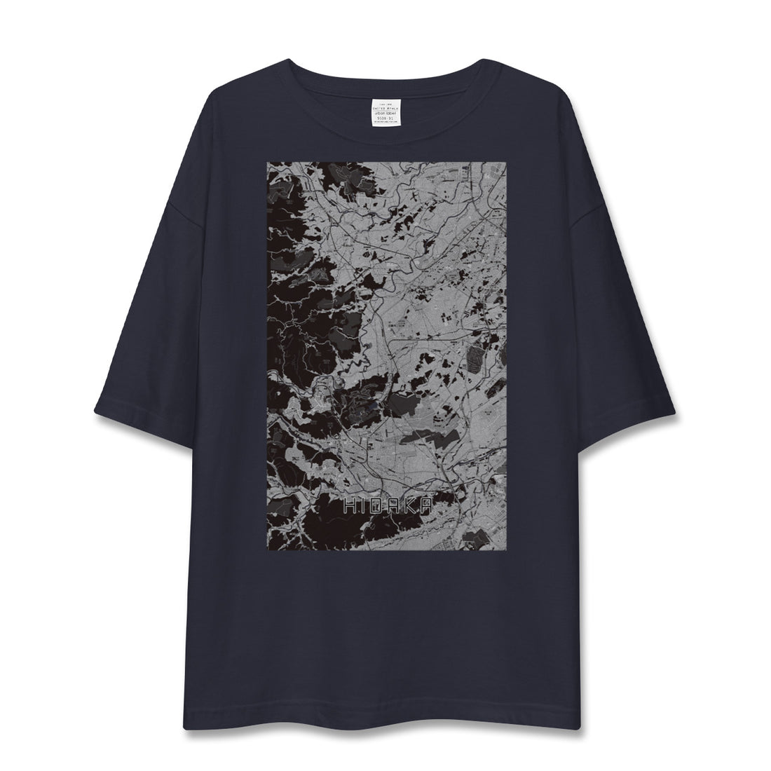 【日高(埼玉県)】地図柄ビッグシルエットTシャツ