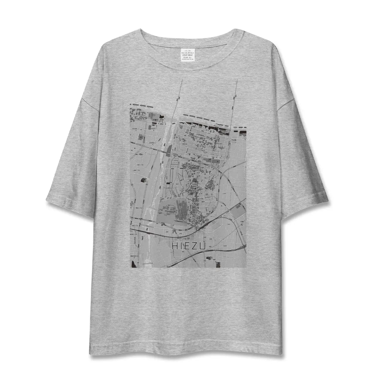 【日吉津(鳥取県)】地図柄ビッグシルエットTシャツ