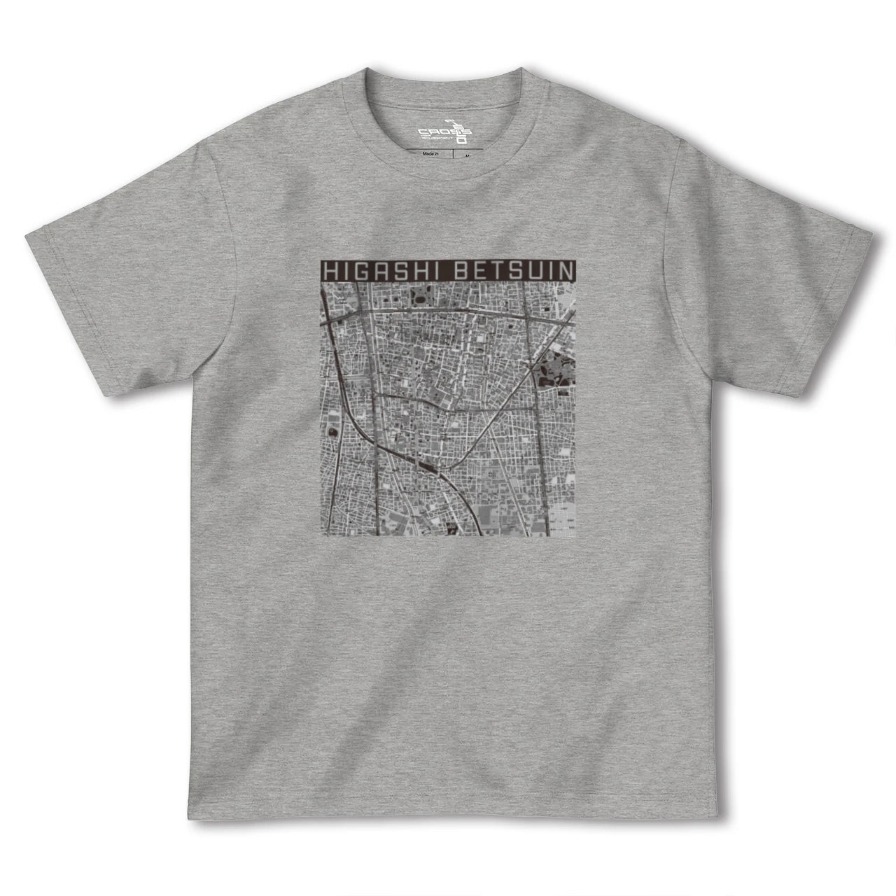 【東別院(愛知県)】地図柄ヘビーウェイトTシャツ