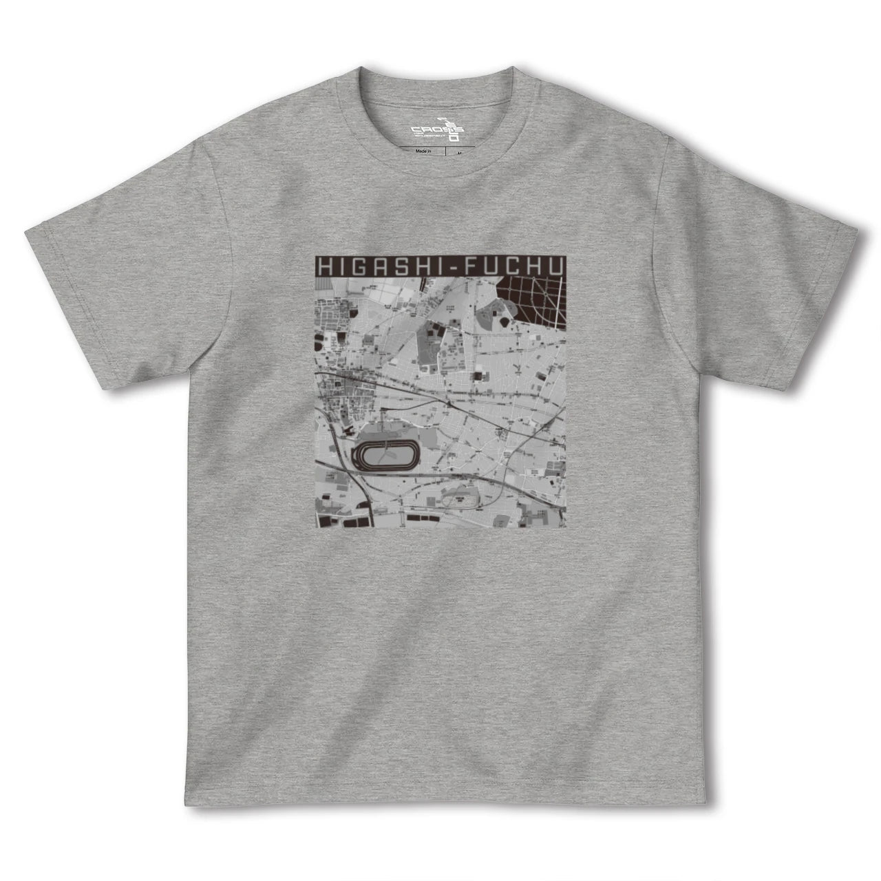 【東府中(東京都)】地図柄ヘビーウェイトTシャツ