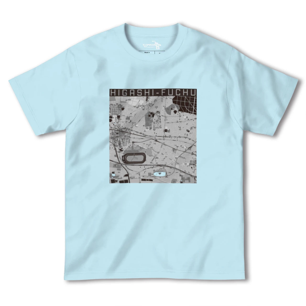 【東府中(東京都)】地図柄ヘビーウェイトTシャツ