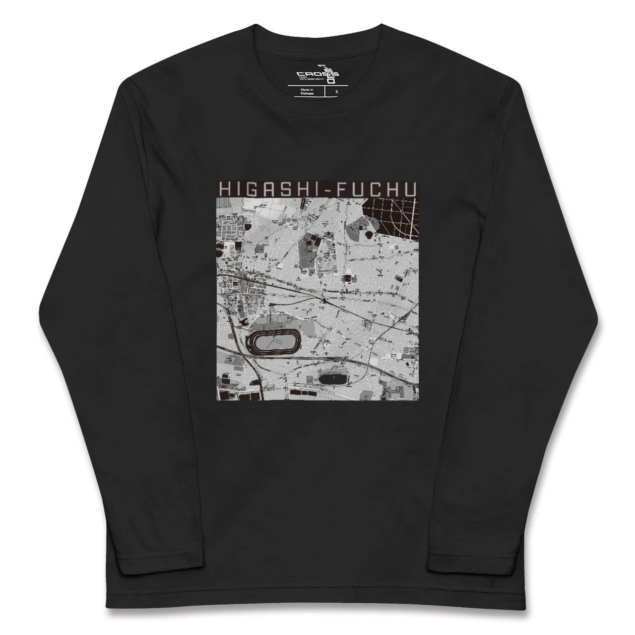 【東府中(東京都)】地図柄ロングスリーブTシャツ