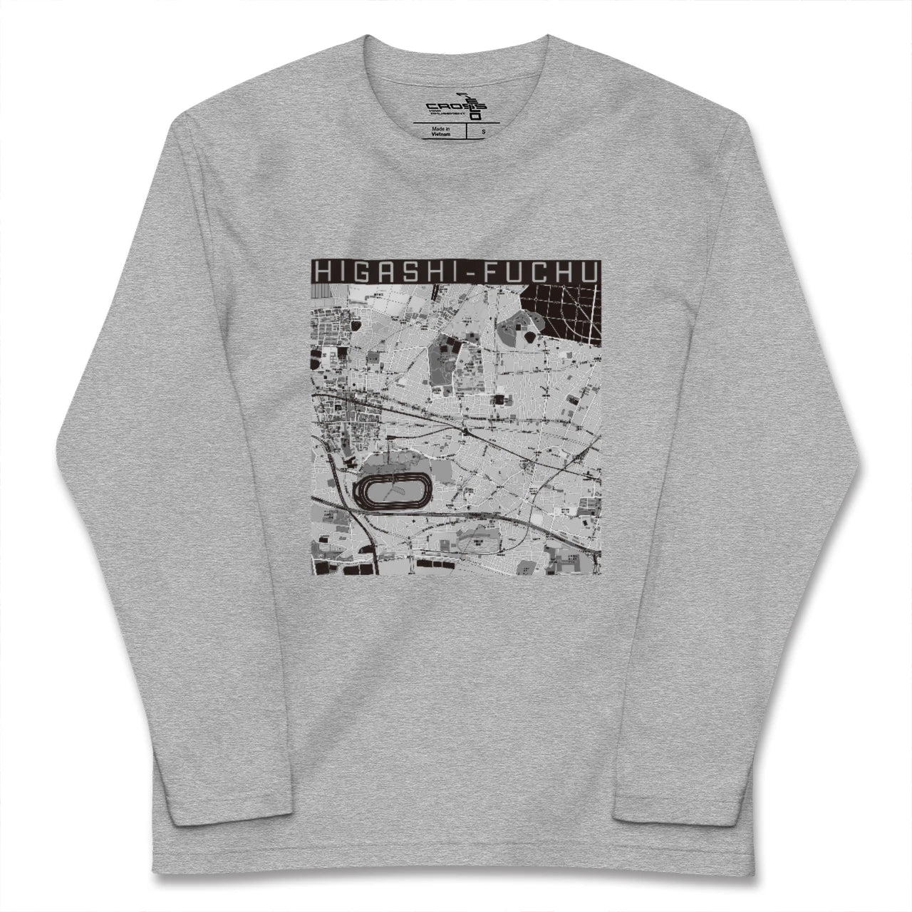 【東府中(東京都)】地図柄ロングスリーブTシャツ
