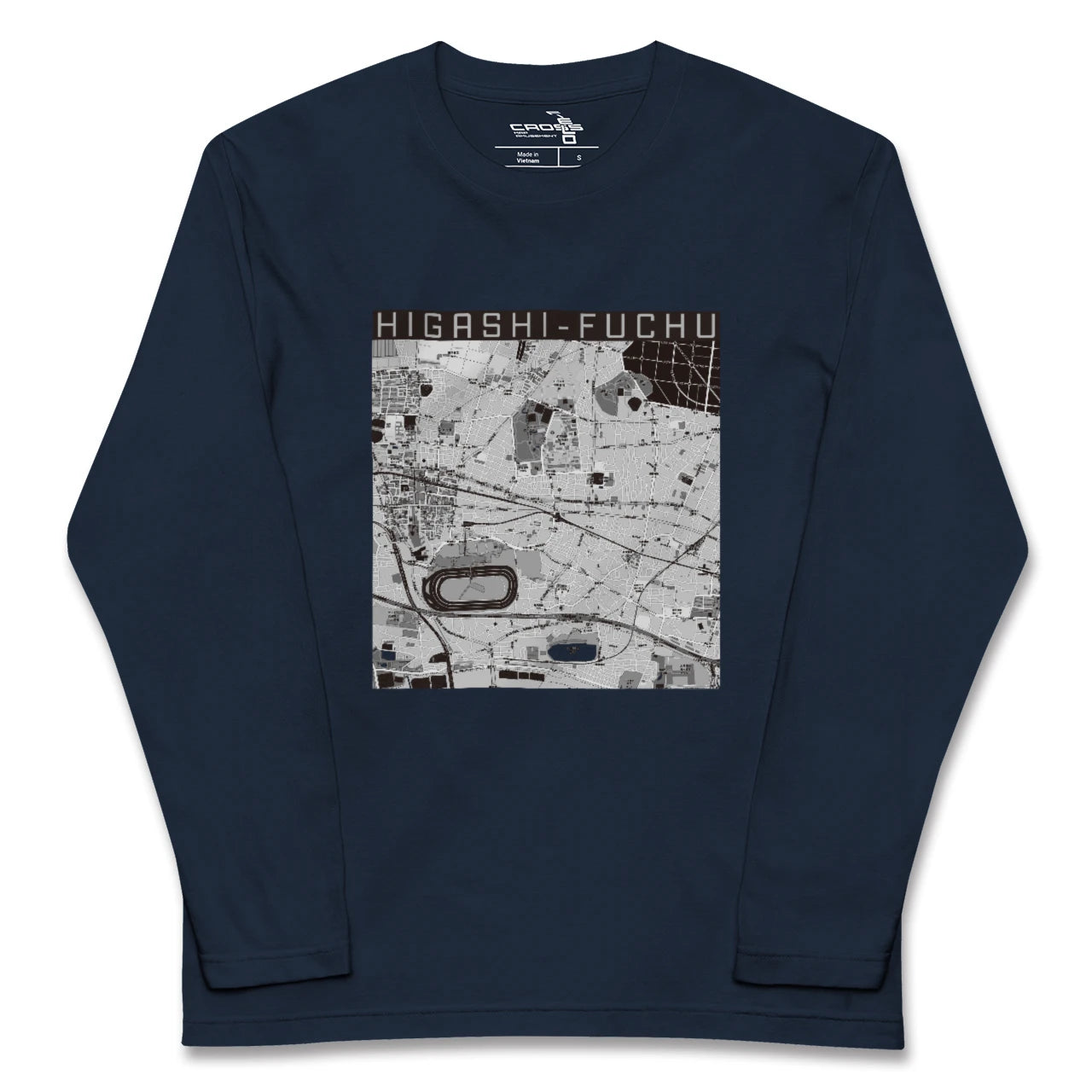 【東府中(東京都)】地図柄ロングスリーブTシャツ
