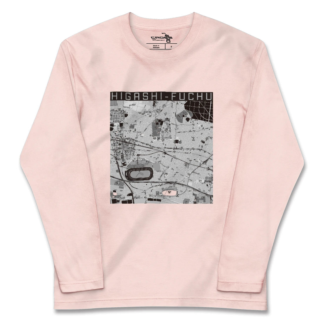 【東府中(東京都)】地図柄ロングスリーブTシャツ