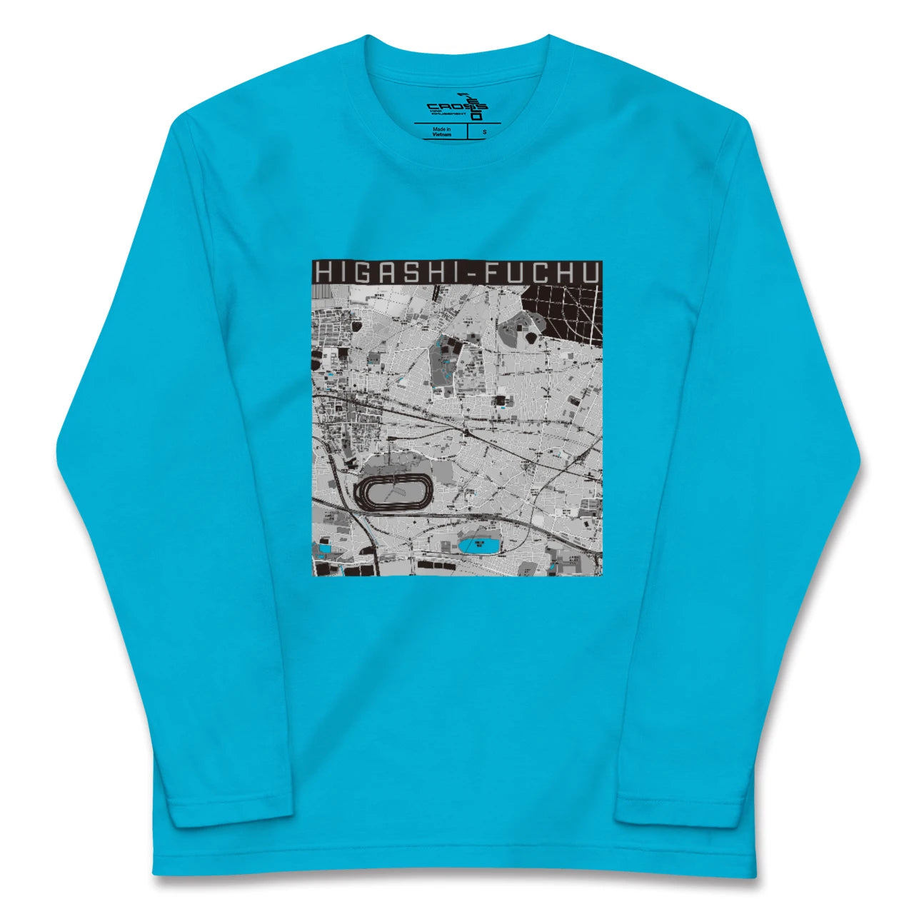 【東府中(東京都)】地図柄ロングスリーブTシャツ