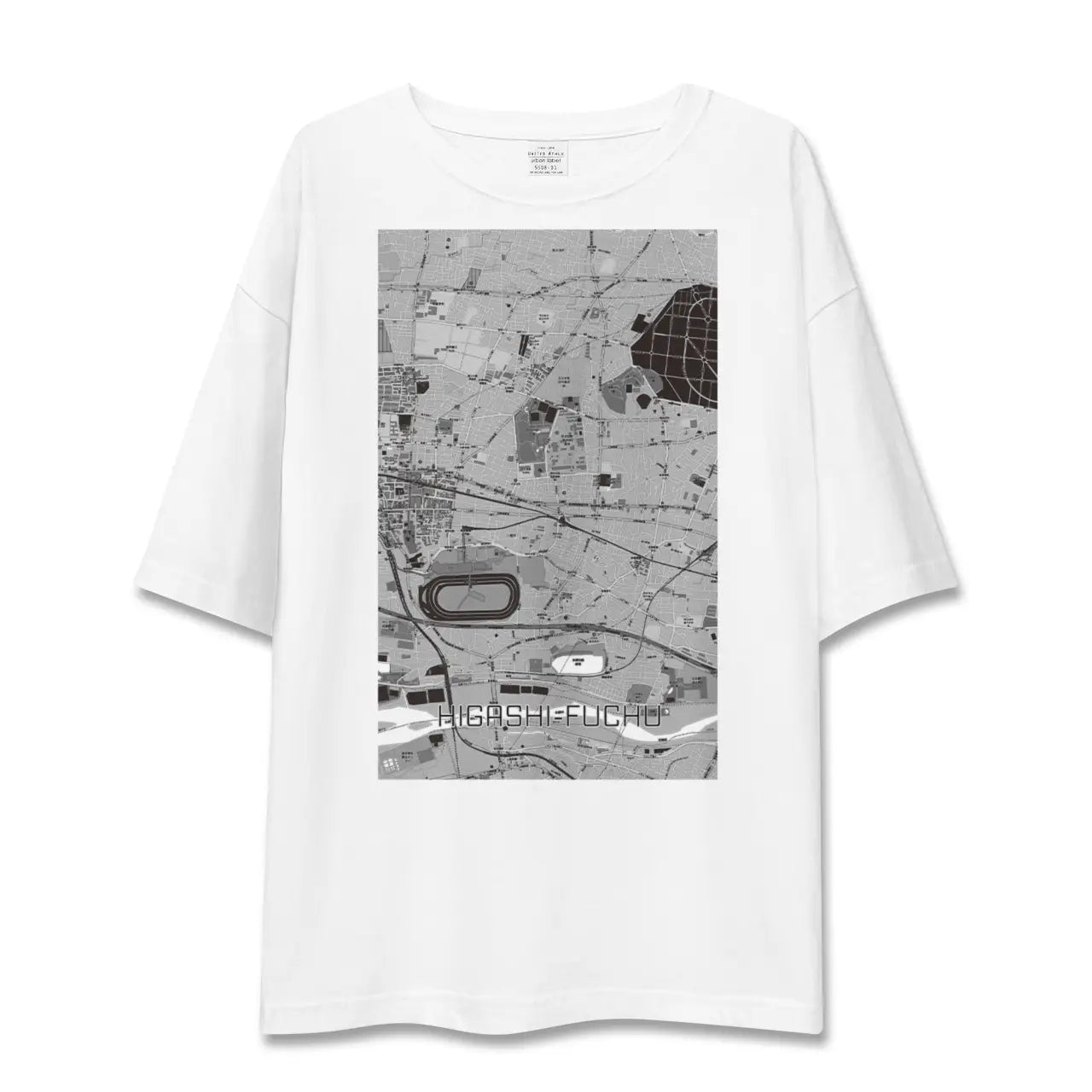【東府中(東京都)】地図柄ビッグシルエットTシャツ