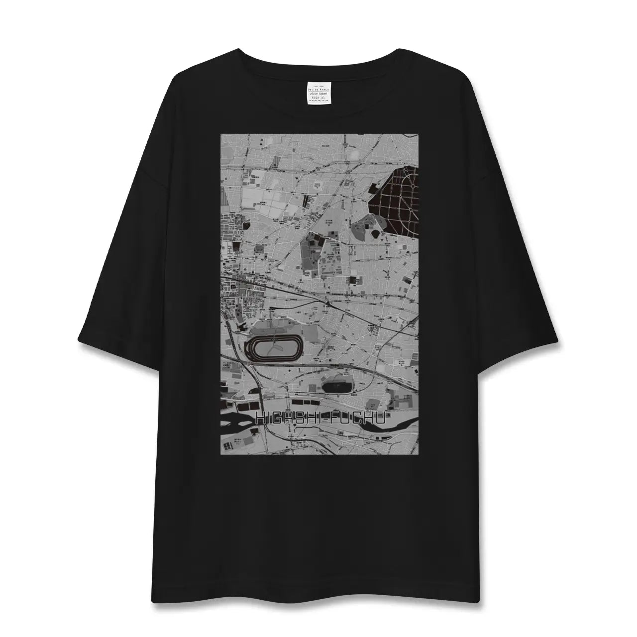 【東府中(東京都)】地図柄ビッグシルエットTシャツ