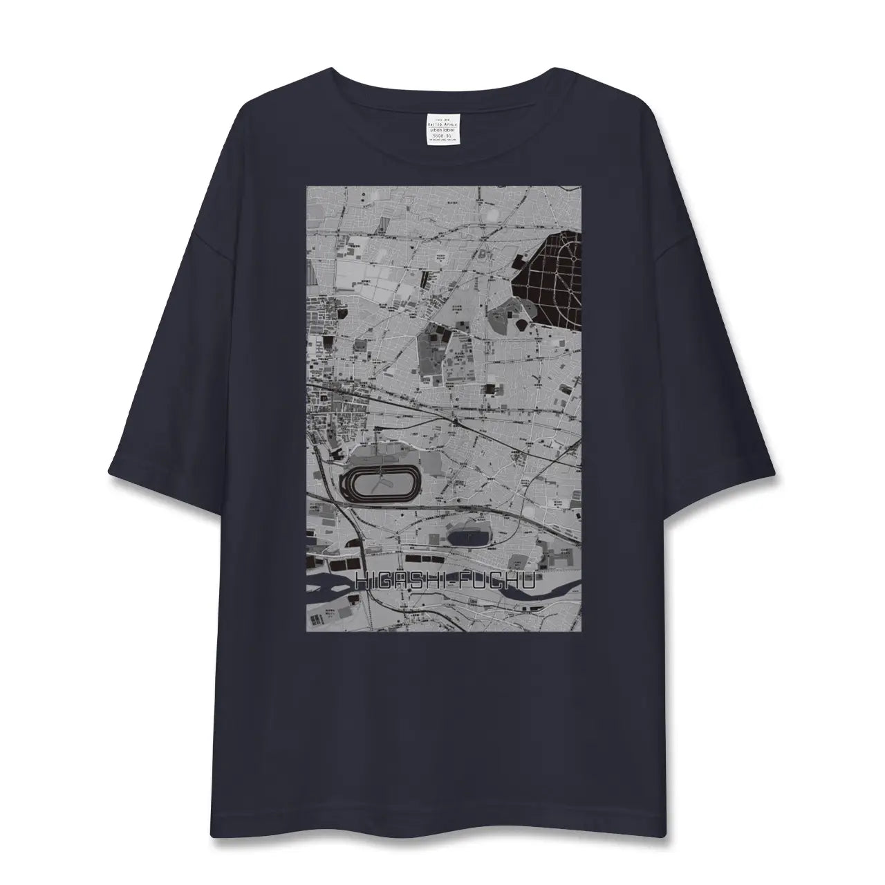 【東府中(東京都)】地図柄ビッグシルエットTシャツ