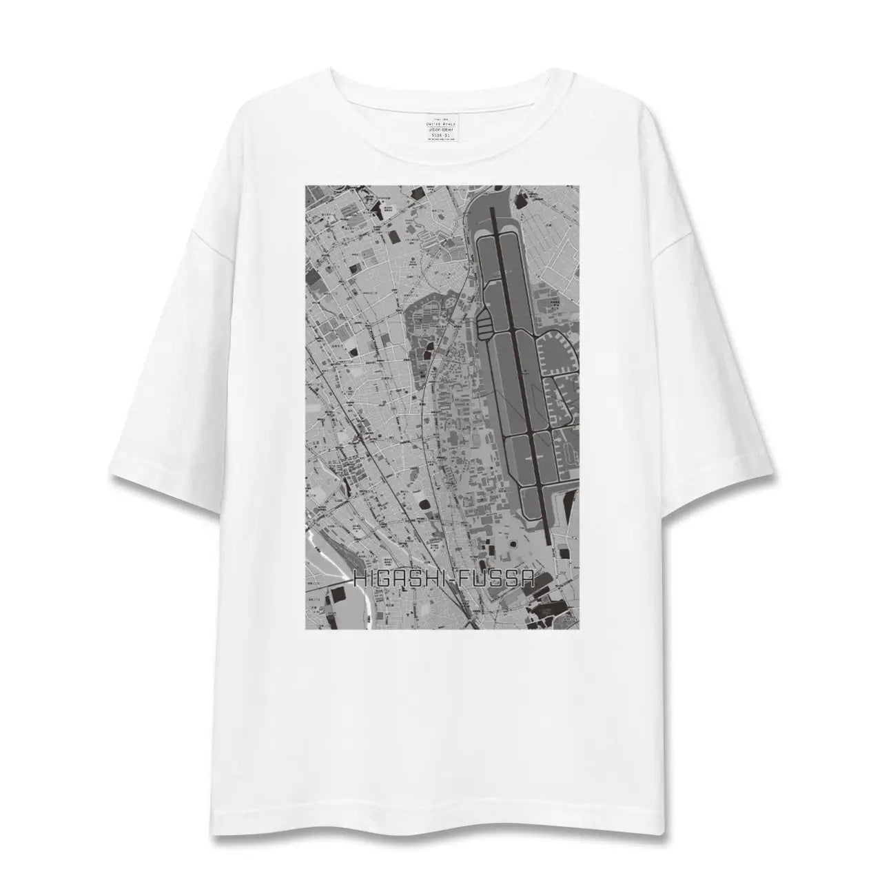 【東福生(東京都)】地図柄ビッグシルエットTシャツ