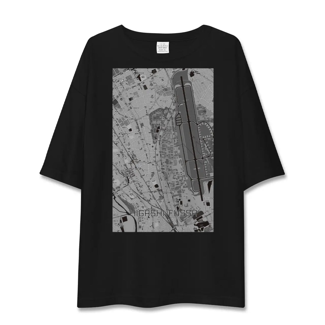 【東福生(東京都)】地図柄ビッグシルエットTシャツ