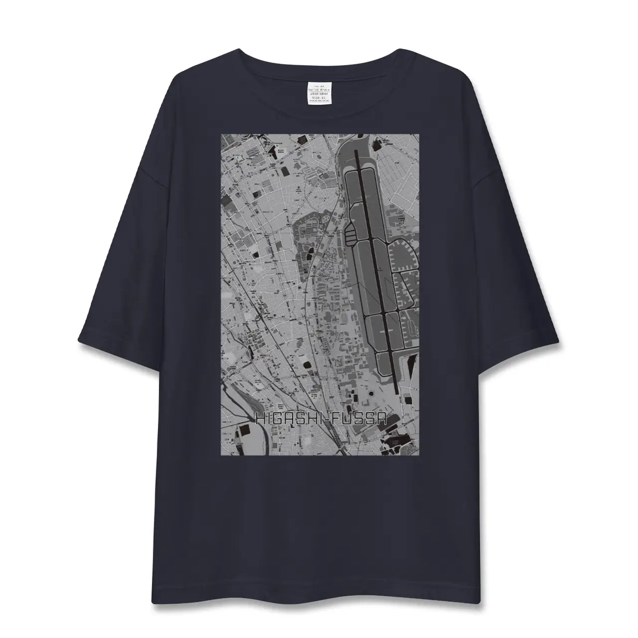【東福生(東京都)】地図柄ビッグシルエットTシャツ