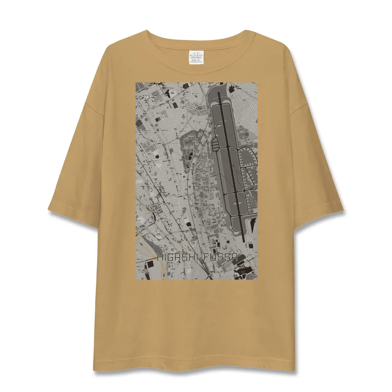 【東福生(東京都)】地図柄ビッグシルエットTシャツ