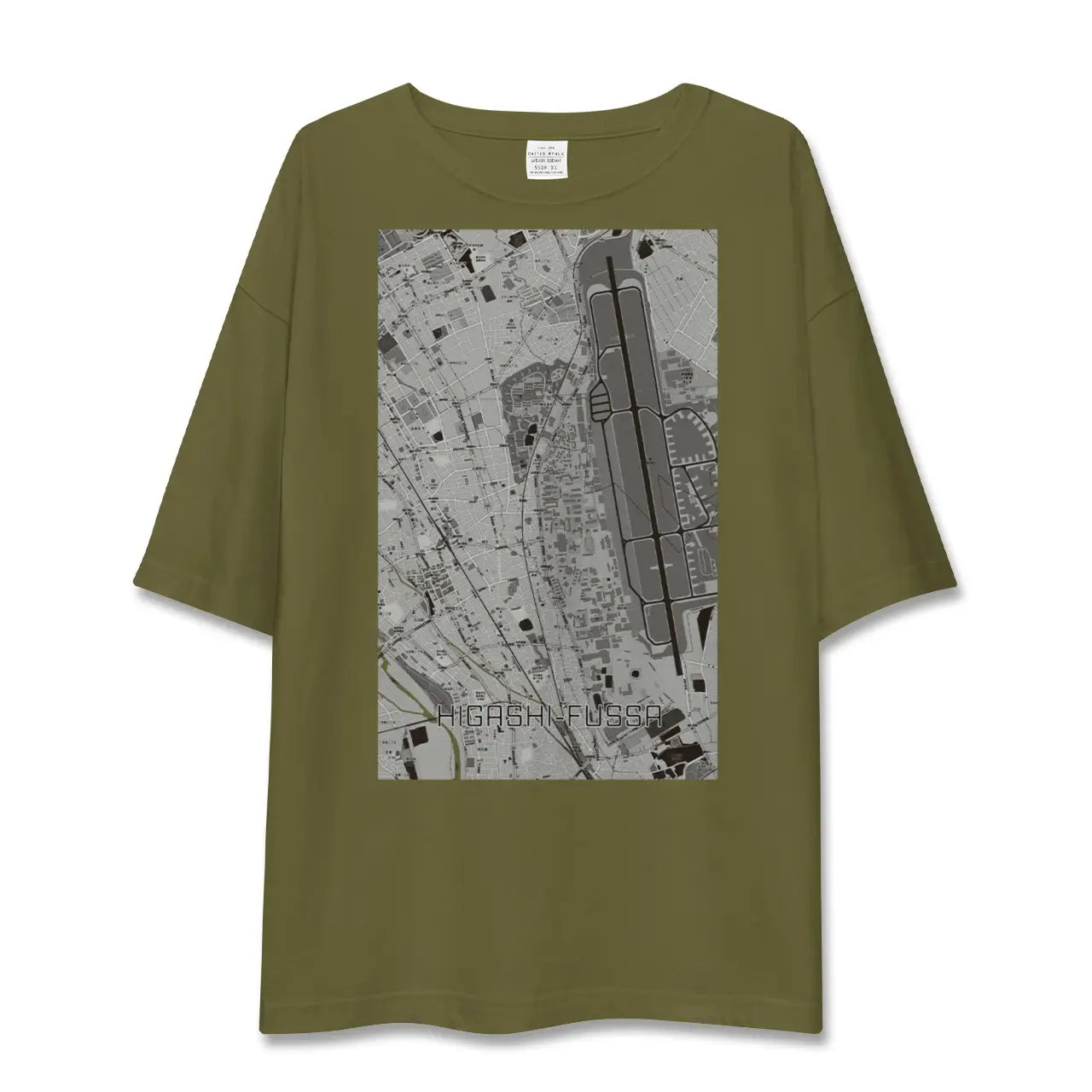 【東福生(東京都)】地図柄ビッグシルエットTシャツ