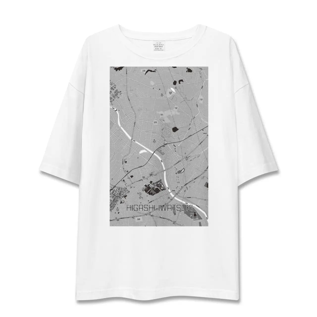 【東岩槻(埼玉県)】地図柄ビッグシルエットTシャツ
