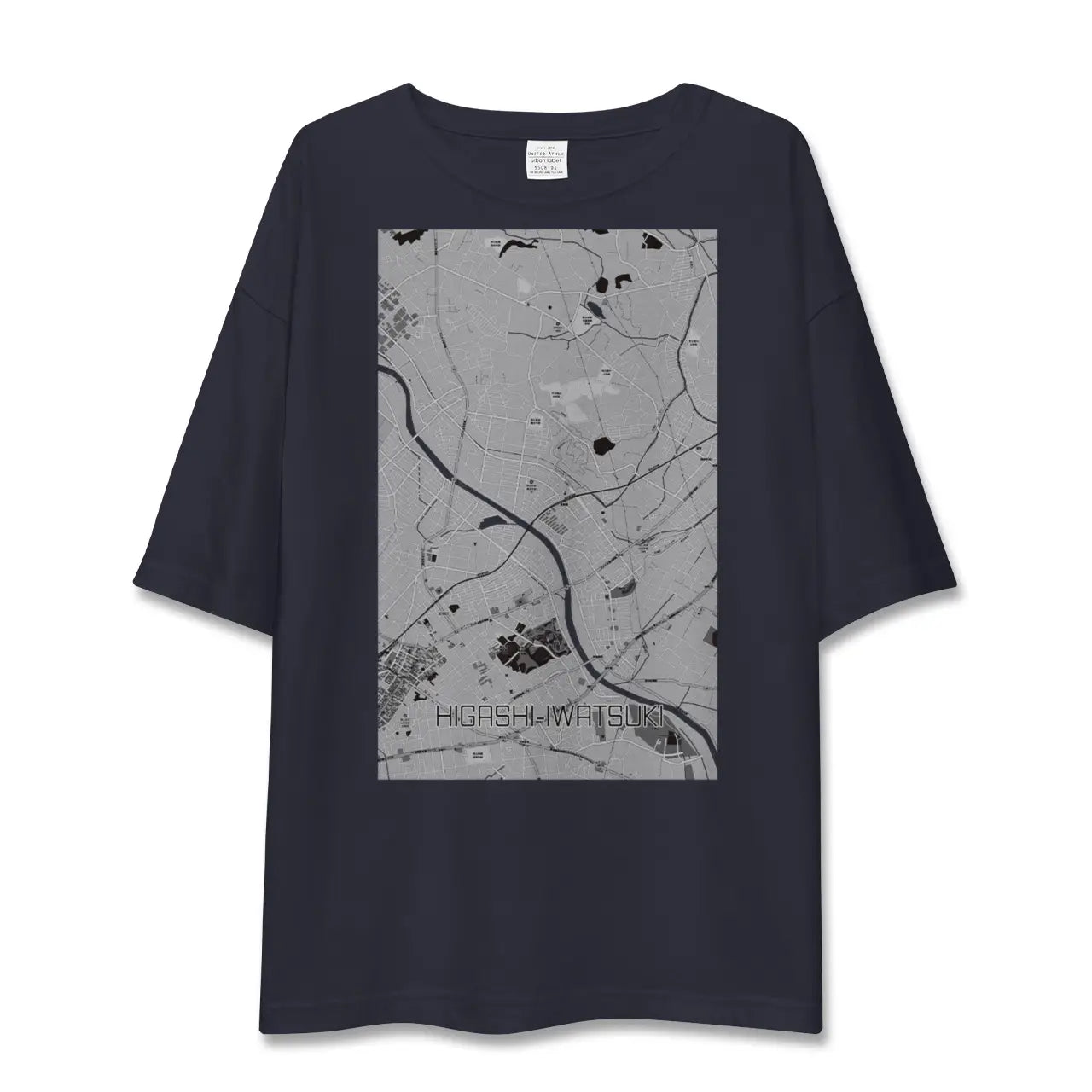 【東岩槻(埼玉県)】地図柄ビッグシルエットTシャツ