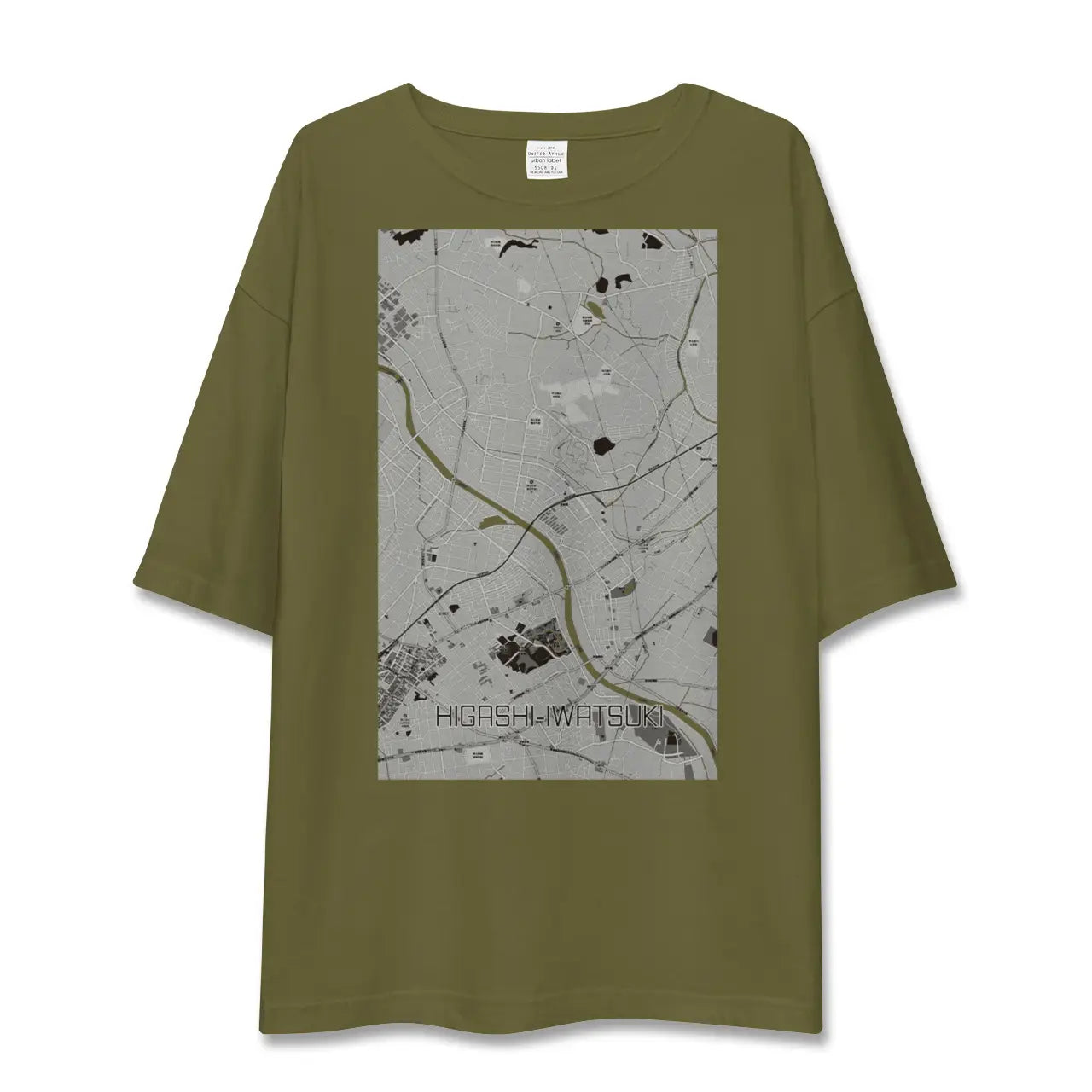 【東岩槻(埼玉県)】地図柄ビッグシルエットTシャツ
