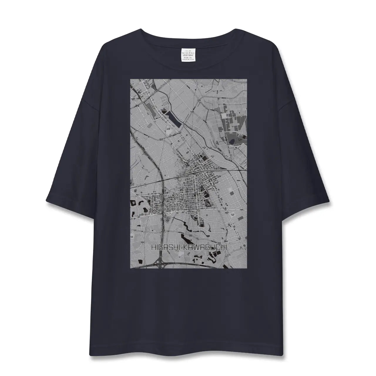 【東川口(埼玉県)】地図柄ビッグシルエットTシャツ