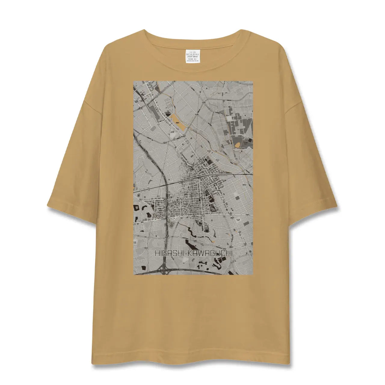 【東川口(埼玉県)】地図柄ビッグシルエットTシャツ