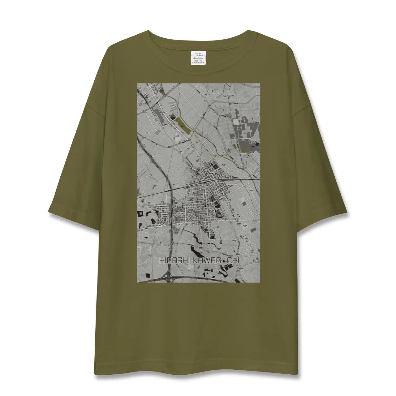 【東川口(埼玉県)】地図柄ビッグシルエットTシャツ