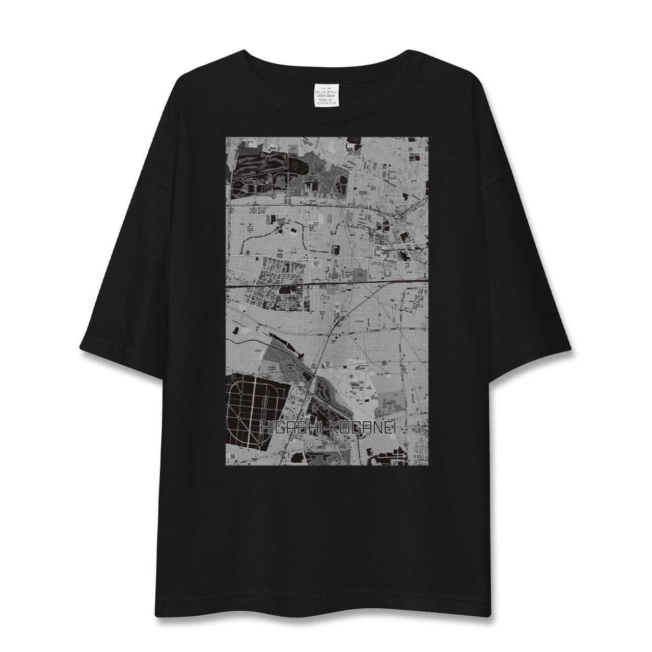【東小金井(東京都)】地図柄ビッグシルエットTシャツ