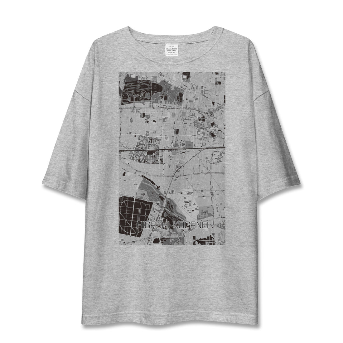 【東小金井(東京都)】地図柄ビッグシルエットTシャツ