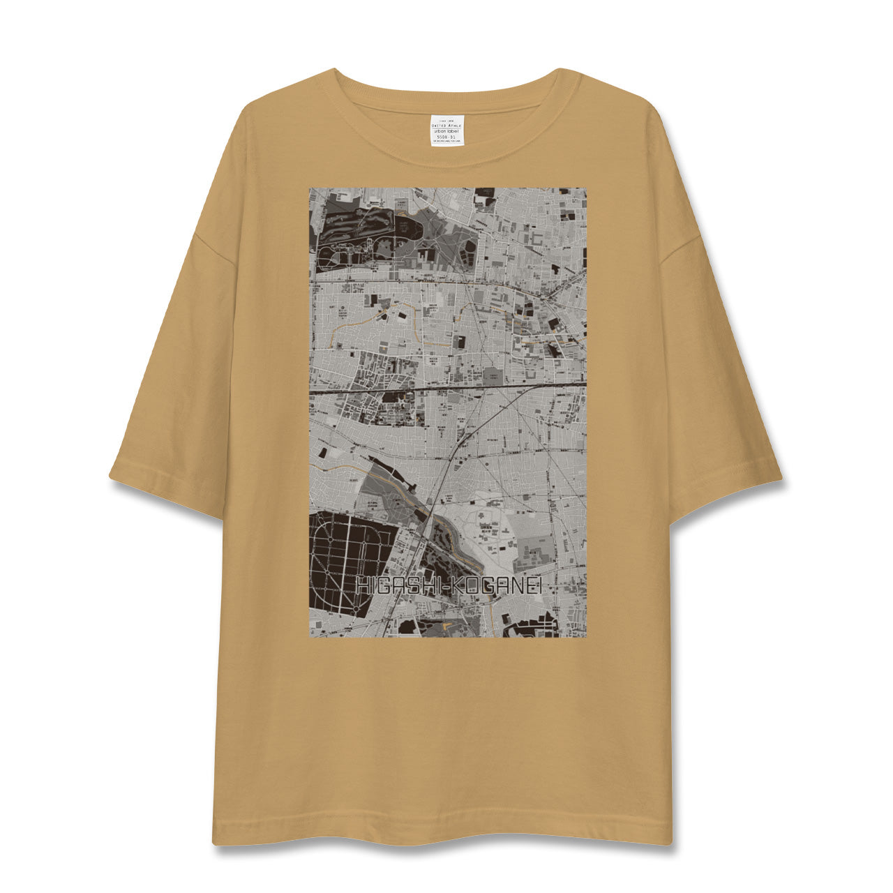 【東小金井(東京都)】地図柄ビッグシルエットTシャツ