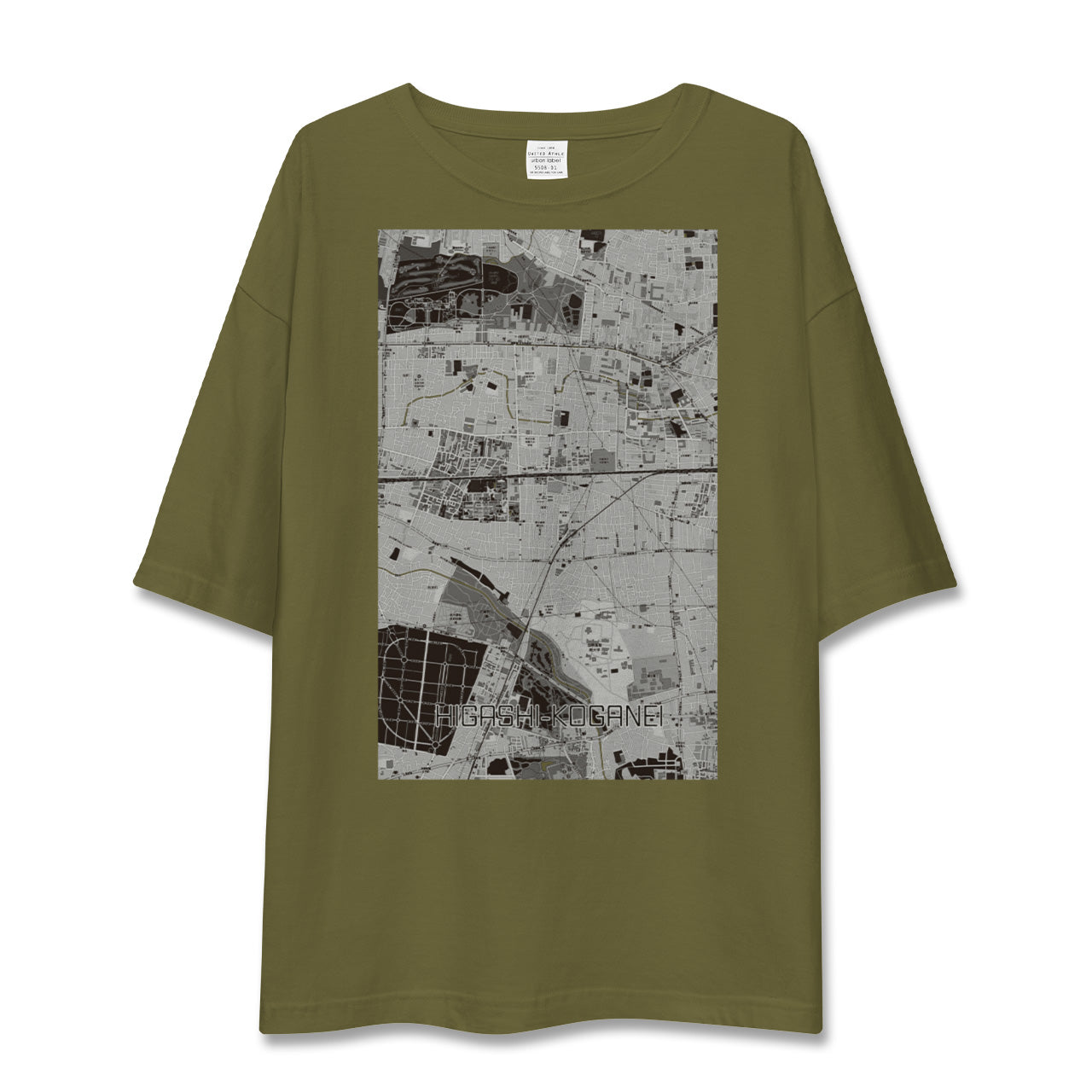 【東小金井(東京都)】地図柄ビッグシルエットTシャツ