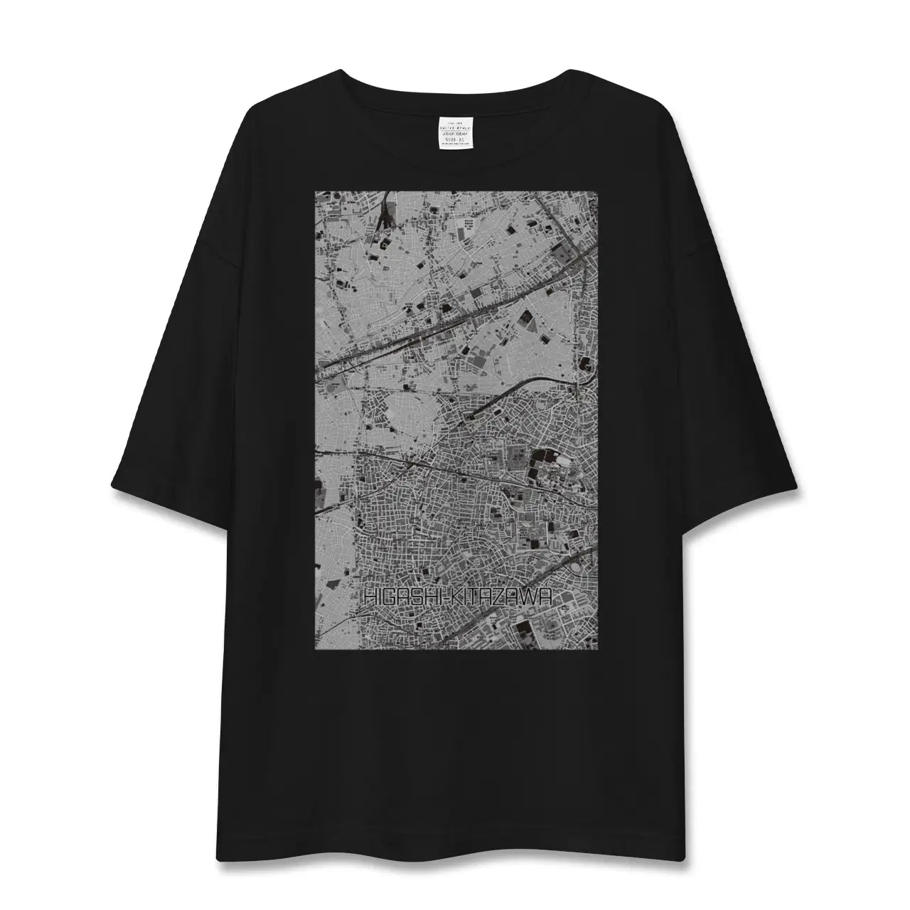 【東北沢(東京都)】地図柄ビッグシルエットTシャツ