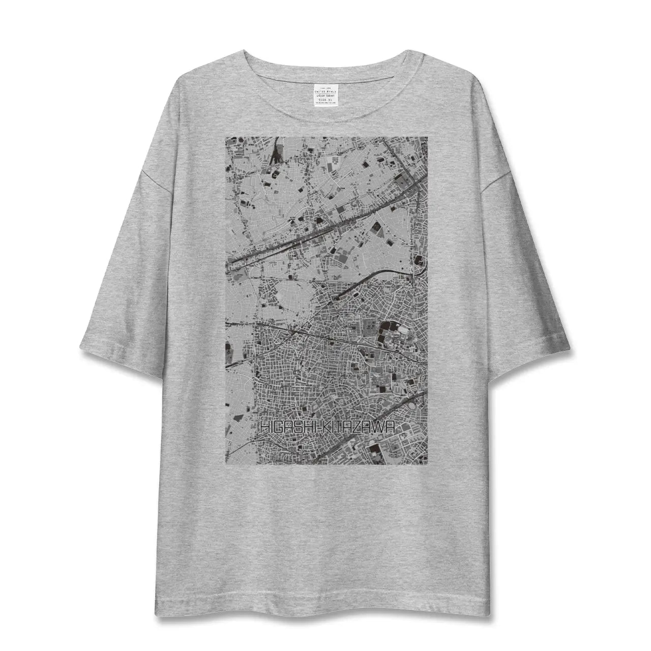 【東北沢(東京都)】地図柄ビッグシルエットTシャツ