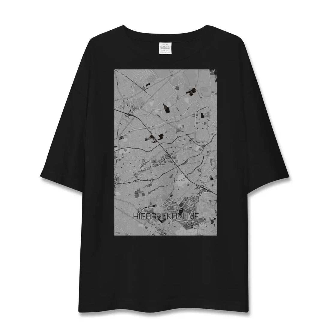 【東久留米(東京都)】地図柄ビッグシルエットTシャツ