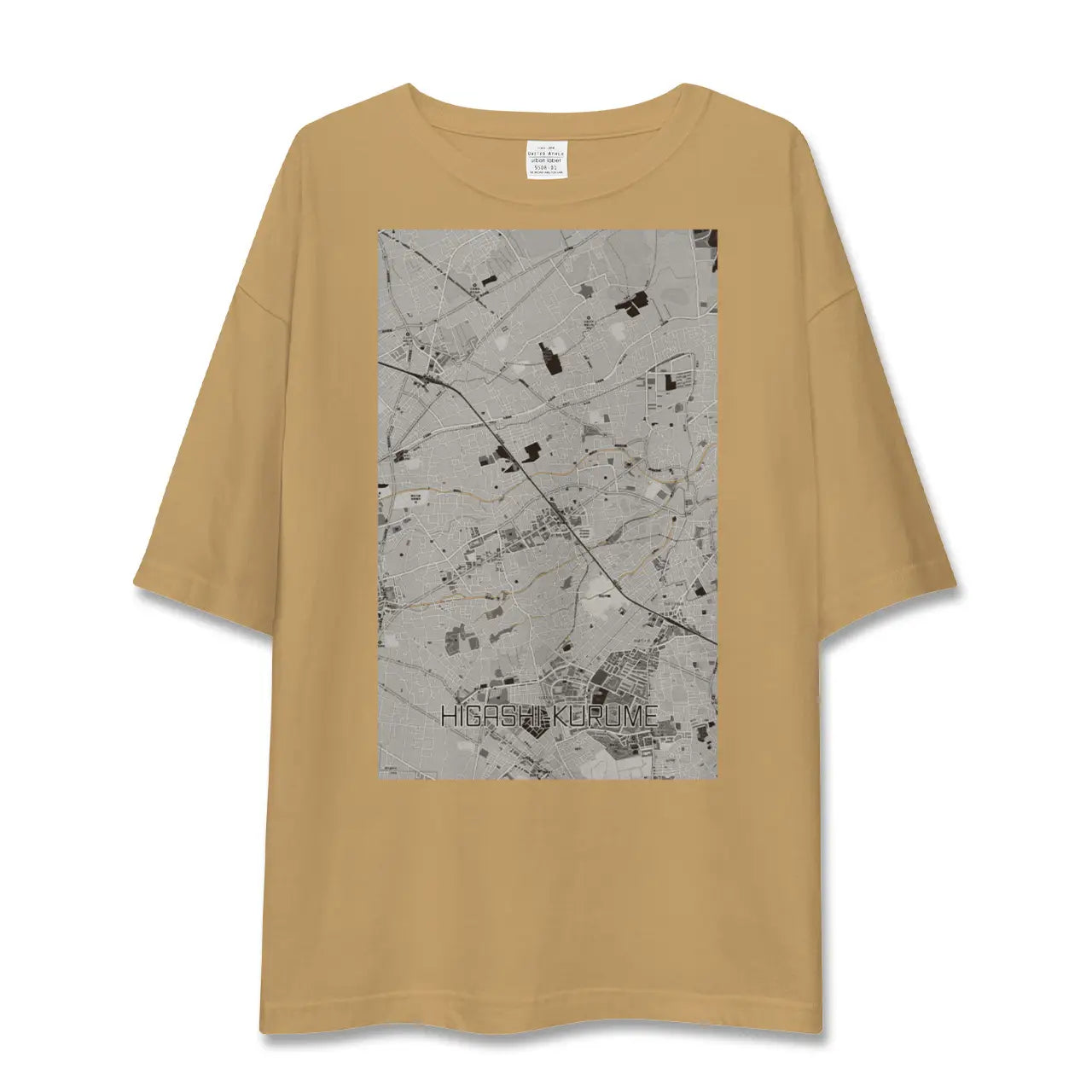 【東久留米(東京都)】地図柄ビッグシルエットTシャツ
