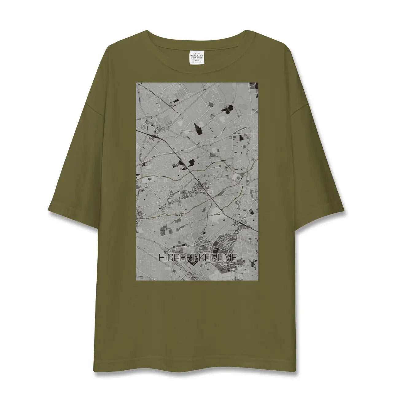 【東久留米(東京都)】地図柄ビッグシルエットTシャツ