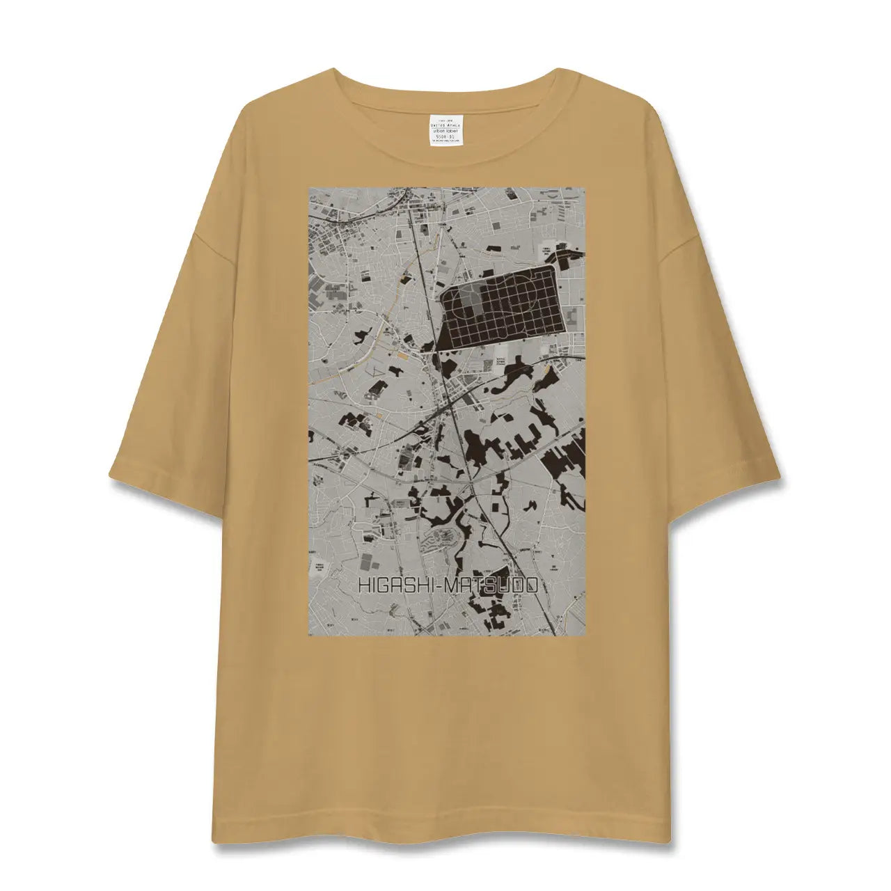 【東松戸(千葉県)】地図柄ビッグシルエットTシャツ