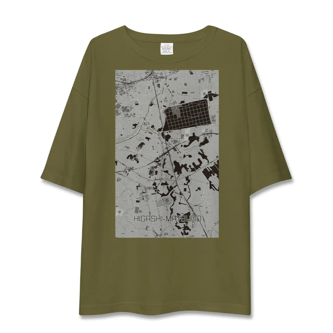 【東松戸(千葉県)】地図柄ビッグシルエットTシャツ