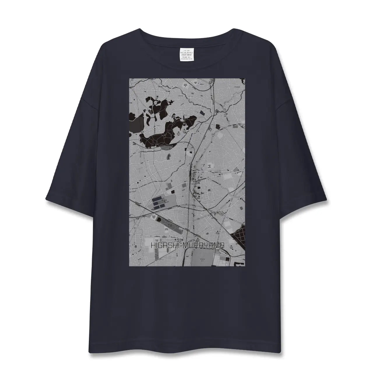 【東村山(東京都)】地図柄ビッグシルエットTシャツ