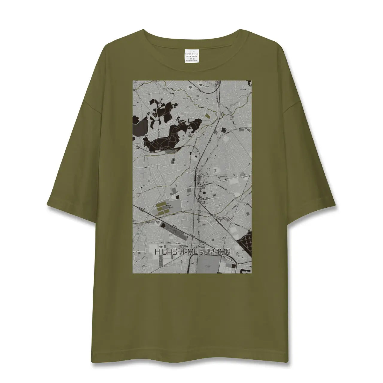 【東村山(東京都)】地図柄ビッグシルエットTシャツ