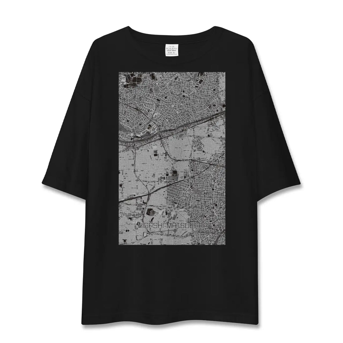 【東松原(東京都)】地図柄ビッグシルエットTシャツ