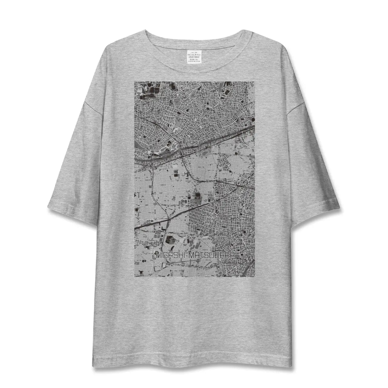 【東松原(東京都)】地図柄ビッグシルエットTシャツ