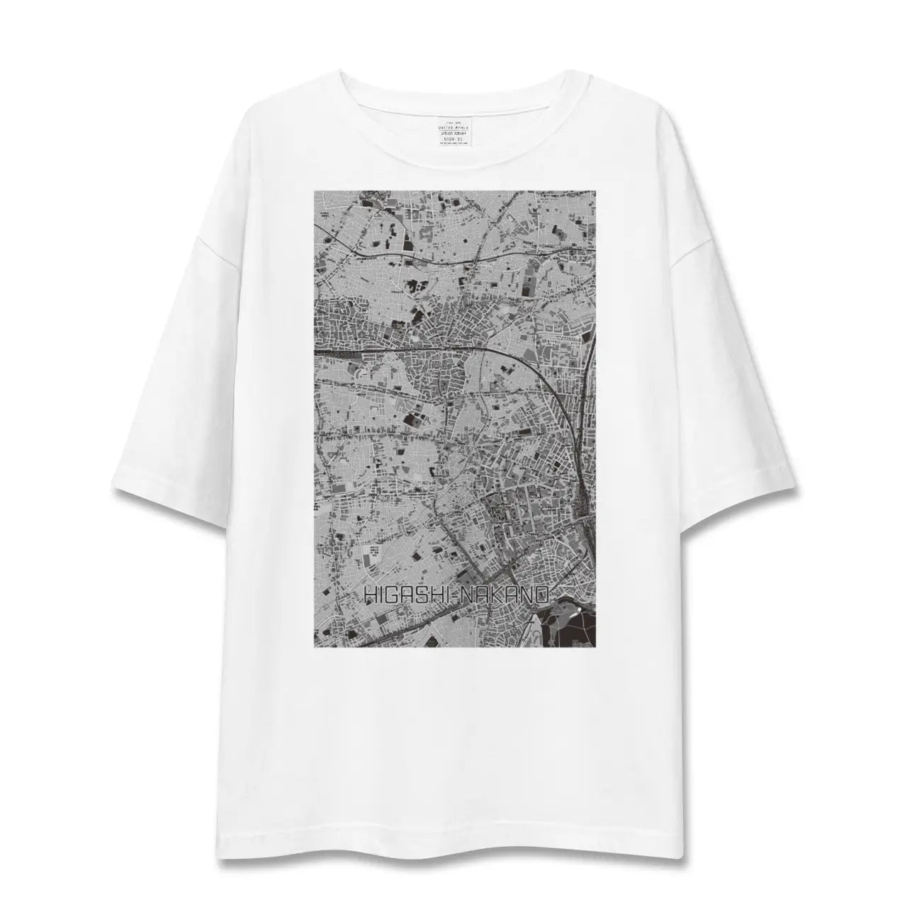 【東中野(東京都)】地図柄ビッグシルエットTシャツ