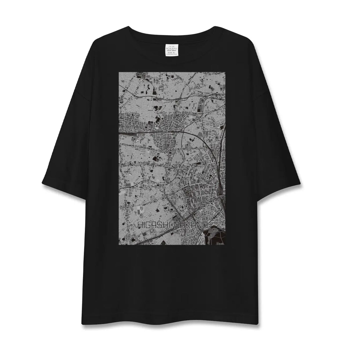 【東中野(東京都)】地図柄ビッグシルエットTシャツ