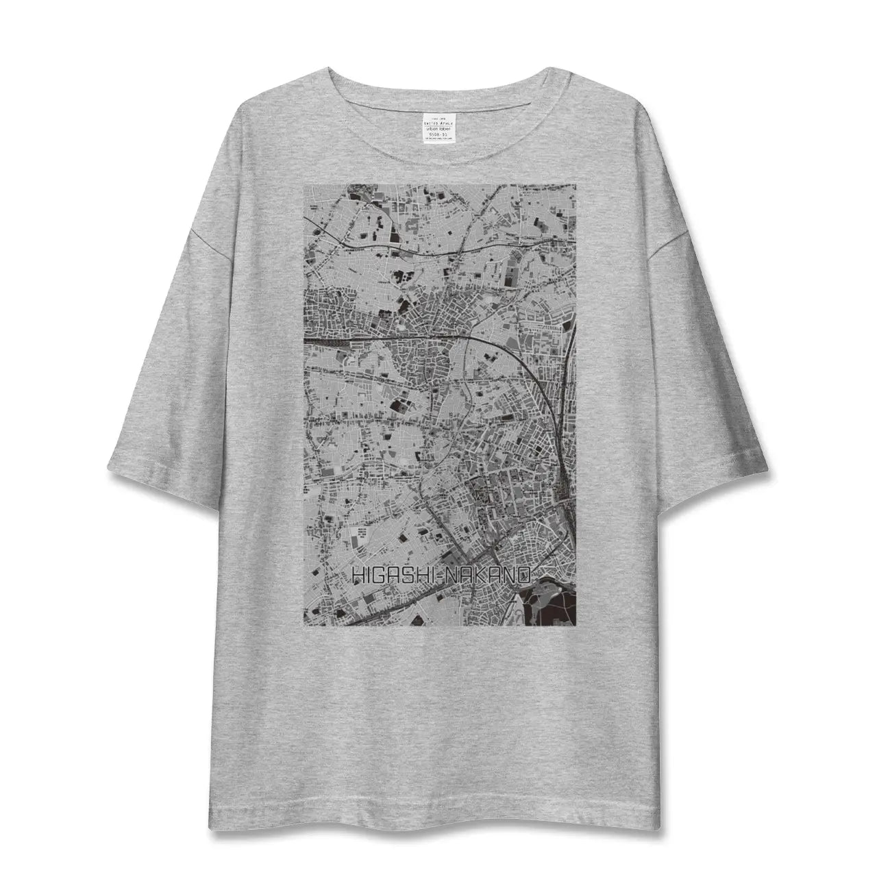 【東中野(東京都)】地図柄ビッグシルエットTシャツ