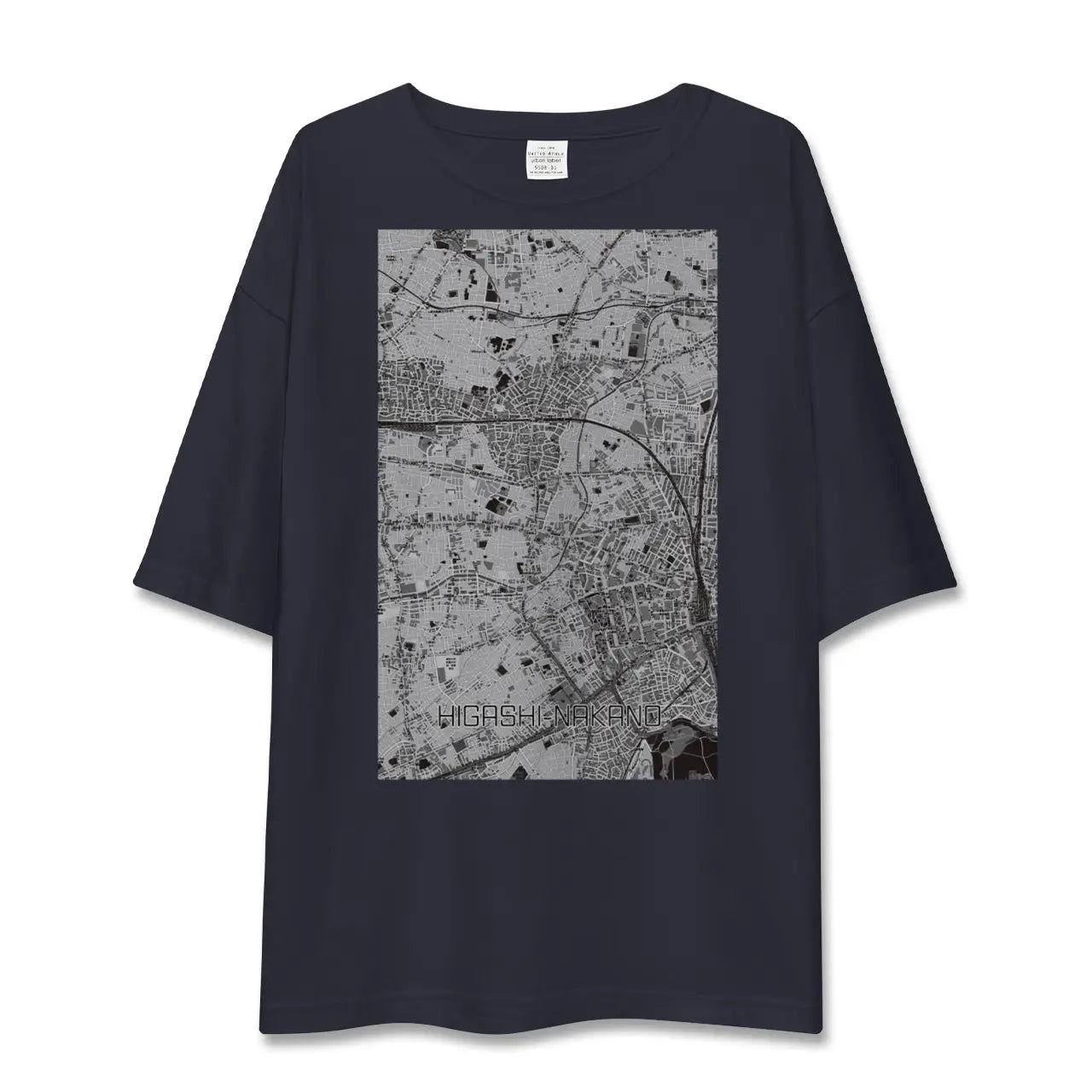 【東中野(東京都)】地図柄ビッグシルエットTシャツ