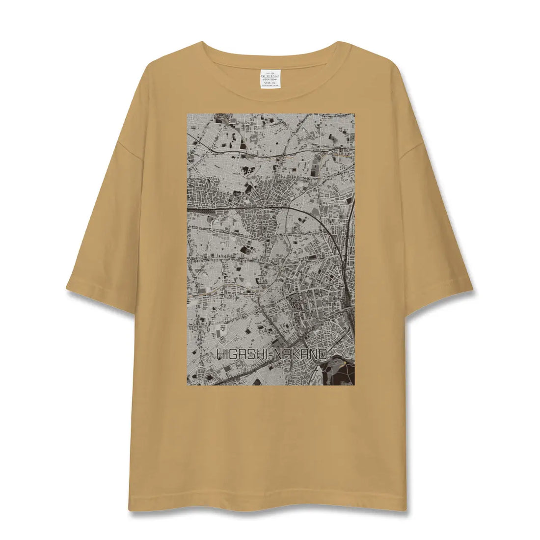 【東中野(東京都)】地図柄ビッグシルエットTシャツ