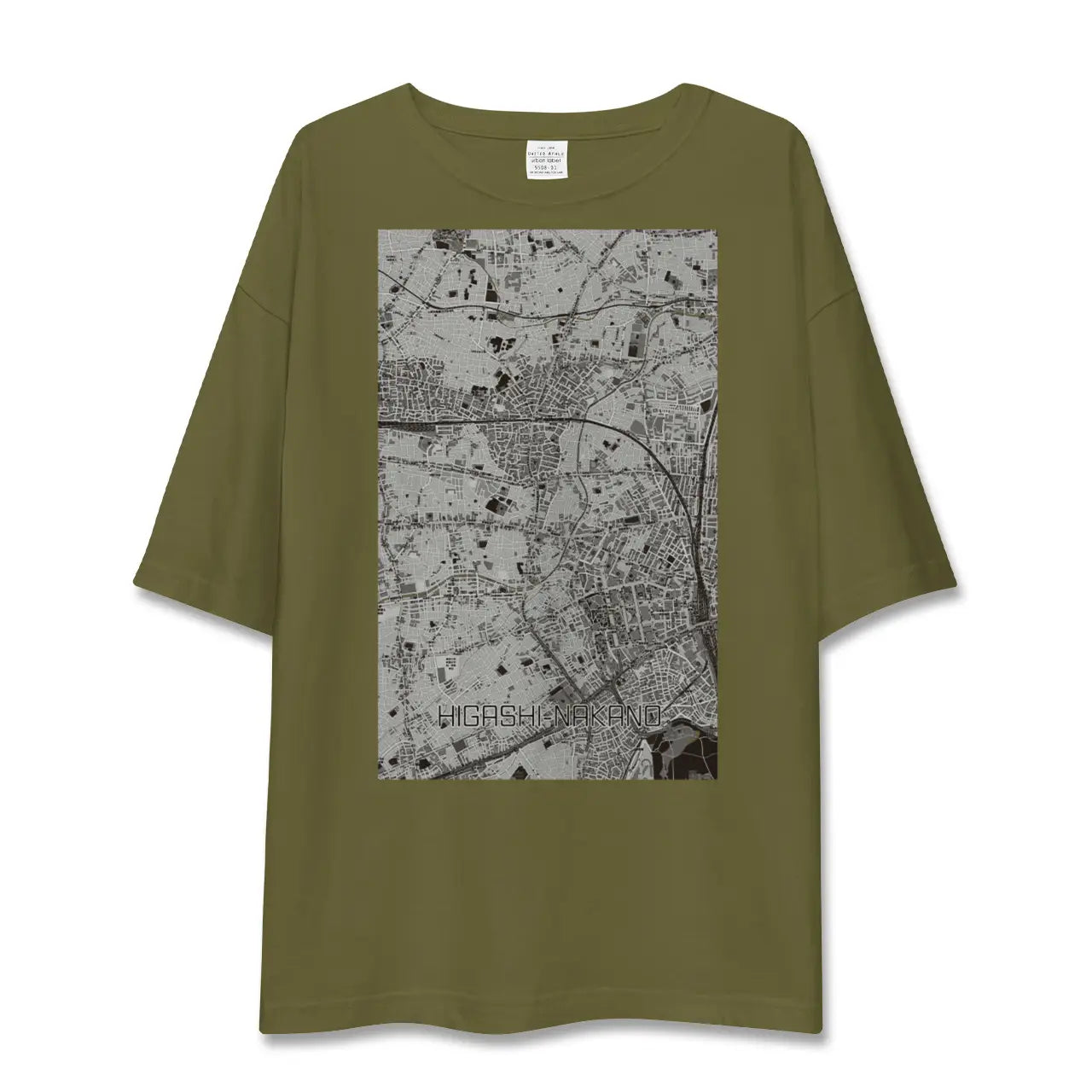 【東中野(東京都)】地図柄ビッグシルエットTシャツ
